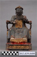 藏品(木刻吳沙神像)的圖片