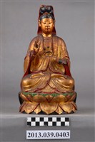 藏品(木刻觀音神像)的圖片