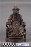 藏品(木刻王爺神像)的圖片