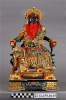 藏品(木刻莫府千歲神像)的圖片