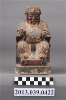 藏品(木刻土地公神像)的圖片