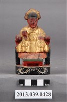 藏品(木刻澎湖秀才夫人神像)的圖片