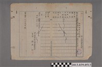 藏品(嘉南大圳組合〈麻豆灌溉監事所 特殊地改良狀況表〉)的圖片