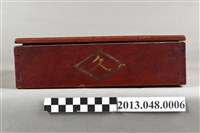 藏品(木製方形漆盒)的圖片