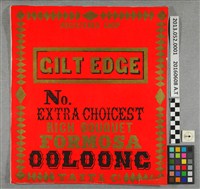 藏品(德記洋行臺灣烏龍茶商標紙)的圖片