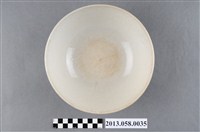 藏品(彩釉印花嬰戲壽字紋碗)的圖片