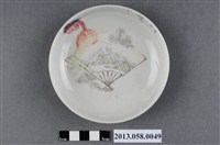 藏品(貼花扇紋碟)的圖片