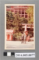 藏品(於日本佐賀縣鹿島市祐德稻荷神社牌坊前與日籍教師合影其一)的圖片