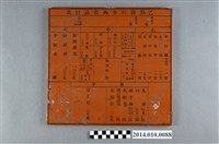 藏品(獸醫行李-內容品目表)的圖片