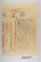 藏品(嘉慶8年張宜陞買張得田埔弍式契尾)的圖片