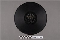 藏品(利家唱片（古倫美亞公司）出品編號「T89」、幼良演唱《小曲：雪梅思君（三）、（四）》蟲膠唱片)的圖片