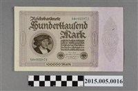 藏品(德意志國10萬馬克紙幣)的圖片