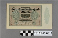 藏品(德意志國50萬馬克紙幣)的圖片