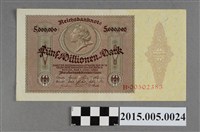 藏品(德意志國500萬馬克紙幣)的圖片
