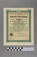 藏品(德意志國5萬馬克債券)的圖片