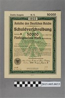 藏品(德意志國5萬馬克債券)的圖片