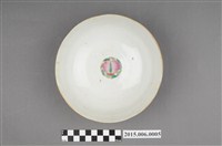 藏品(中國產晚清仿明成化瓷底款粉彩福壽雙全多子多孫湯碗 )的圖片
