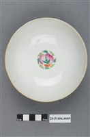 藏品(中國產清同治年製紅釉福壽雙全多子多孫碗)的圖片