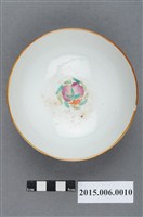 藏品(中國產清同治年製紅釉福壽雙全多子多孫碗)的圖片