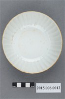 藏品(中國產清同治年製白釉紋碗)的圖片