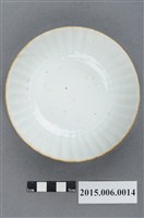 藏品(中國產清同治年製白釉紋碗)的圖片