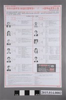 藏品(臺南市選舉委員會編印臺南市第2屆議員選舉第9、17、18選區選舉公報)的圖片