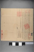 藏品(乾隆23年11月新化里竹林邊社徐英立賣杜絕盡根契)的圖片