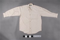 藏品(米白色棉麻長袖襯衫)的圖片