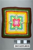 藏品(手工針織彩色坐墊)的圖片