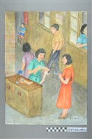藏品(謝招治《補襪》)的圖片