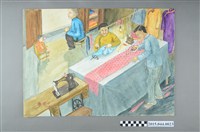 藏品(謝招治《做衣裳裁縫》)的圖片
