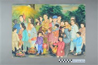 藏品(謝招治《元宵節提燈遊街》)的圖片