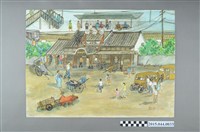 藏品(謝招治《昔日艋舺車站》)的圖片