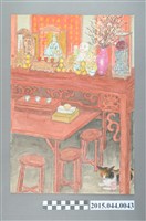 藏品(謝招治《舊式新年客廳》)的圖片