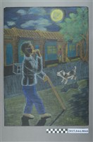 藏品(謝招治《盲人》)的圖片