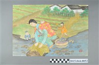 藏品(謝招治《河邊洗衣服》)的圖片