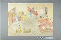 藏品(謝招治《飯桶掛車輪》)的圖片