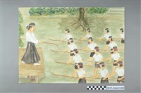 藏品(謝招治《小學生練習長刀》)的圖片