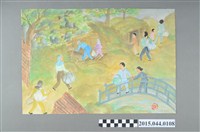 藏品(謝招治《躲防空洞》)的圖片