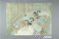 藏品(謝招治《防空洞內》)的圖片