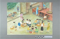 藏品(謝招治《屠宰場裡煮飯救災》)的圖片