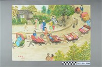 藏品(謝招治《嫁妝行列》)的圖片