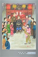藏品(謝招治《拜壽》)的圖片