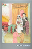 藏品(謝招治《新人入新房》)的圖片