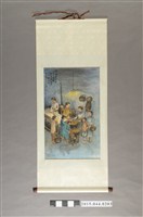 藏品(謝招治《炸油條》)的圖片