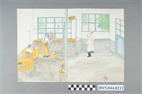 藏品(謝招治《痲瘋院事務室》)的圖片