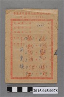 藏品(李惠美芭蕾舞民族舞蹈研究社胡斐媛學費袋)的圖片