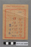 藏品(李惠美芭蕾舞民族舞蹈研究社蕭宇辰學費袋)的圖片