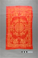 藏品(紅底金緹花龍鳳福壽紋喜幛)的圖片