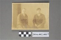 藏品(張星賢就讀早稻田大學時期與選手於明治神宮競技大會合照)的圖片